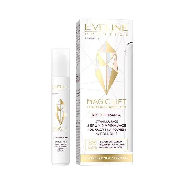 Ser roll on stimulator pentru ochi si pleoape Magic Lift Eveline 15ml