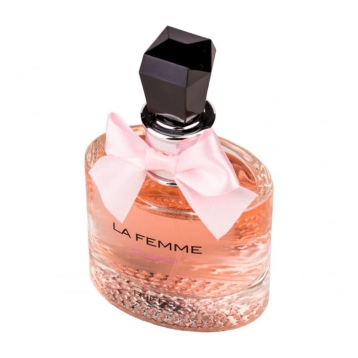 Set Cadou La Femme Bloom Apa de Parfum 100ml + Gel De Dus 100ml + Lotiune de corp 100ml, Riiffs