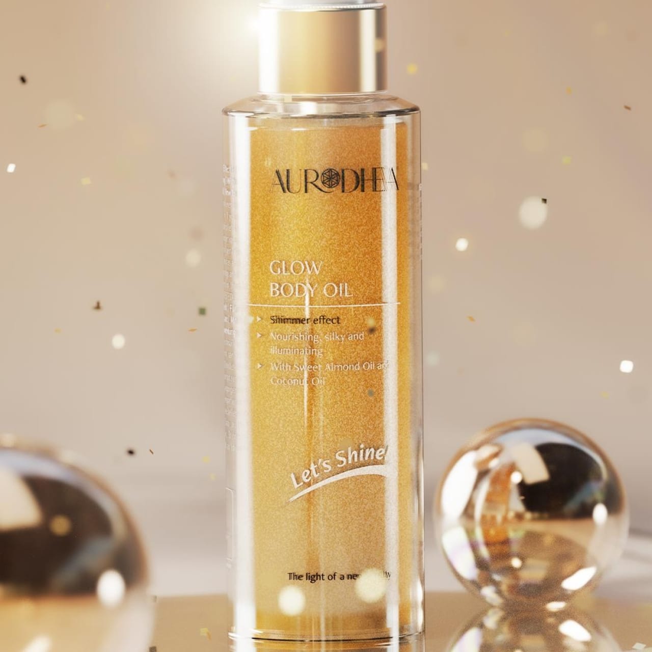 Glow Body Oil – Ulei Hrănitor, Cu Efect De Netezire și Iluminant, Cu Efect Shimmer - 100 Ml