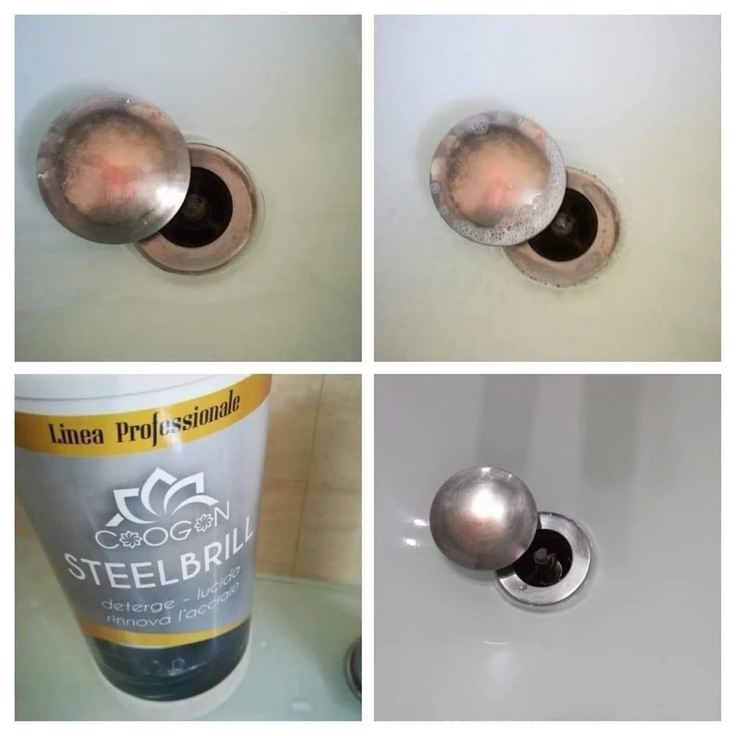 STEEL BRILL Detergent de stralucire pentru Otel Inox -750ML