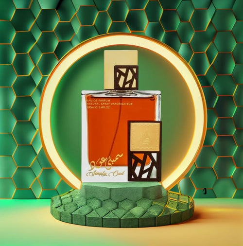 Apa de Parfum Simply Oud, Lattafa, Barbati - 100ml