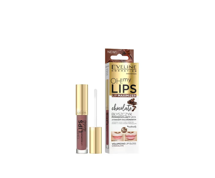 Luciu cu efect de marire Eveline Oh! My Lips Lip Maximizer chocolate Eveline