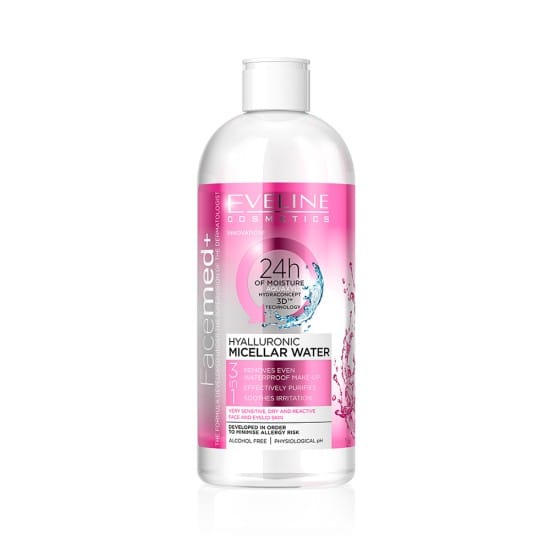 Apa micelara Eveline Hyaluronic 3in1 400 ml