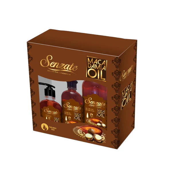 SENZA CASETA CADOU (SPUMANT1L+SG500+SAP300) MACADAMIA