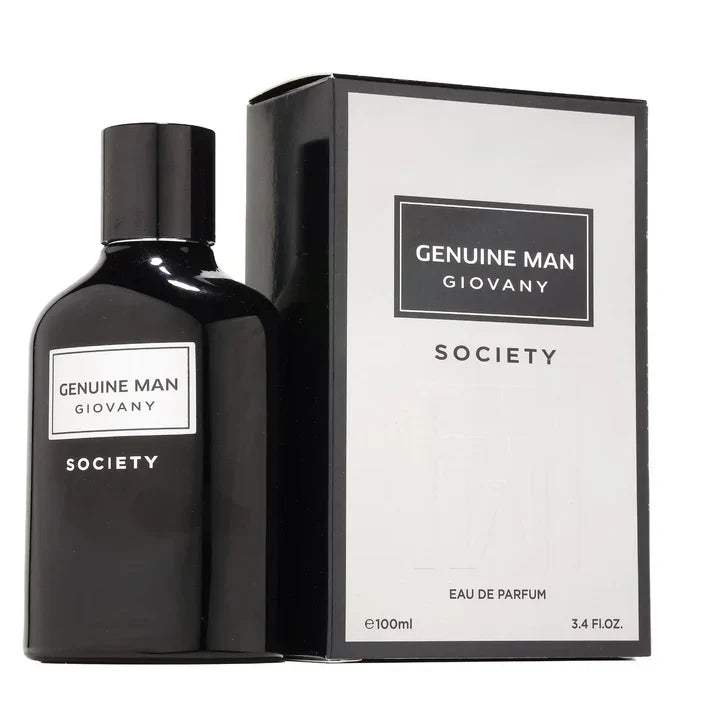 Fragrance World Genuine Man Giovany Society Eau de Parfum pentru Bărbați 100 ml