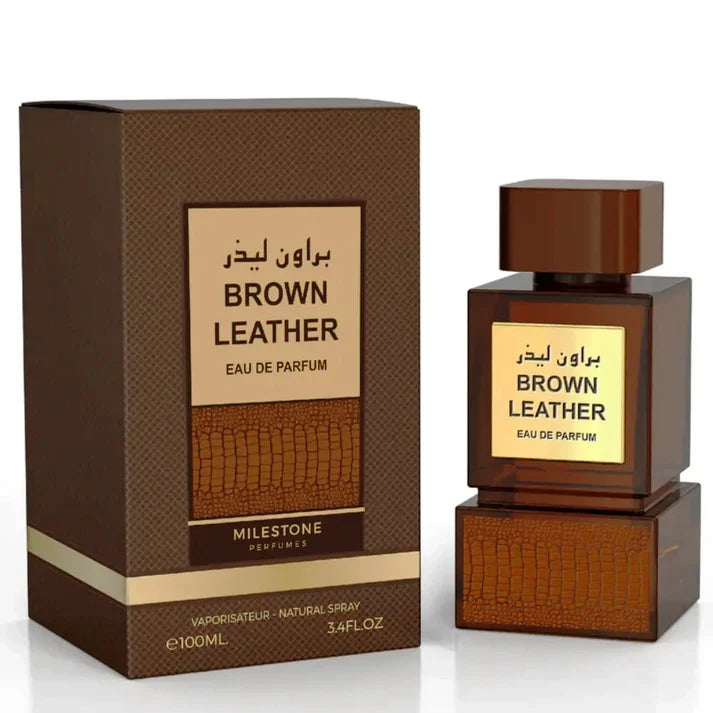 Milestone Brown Leather Eau de Parfum Unisex 100 ml