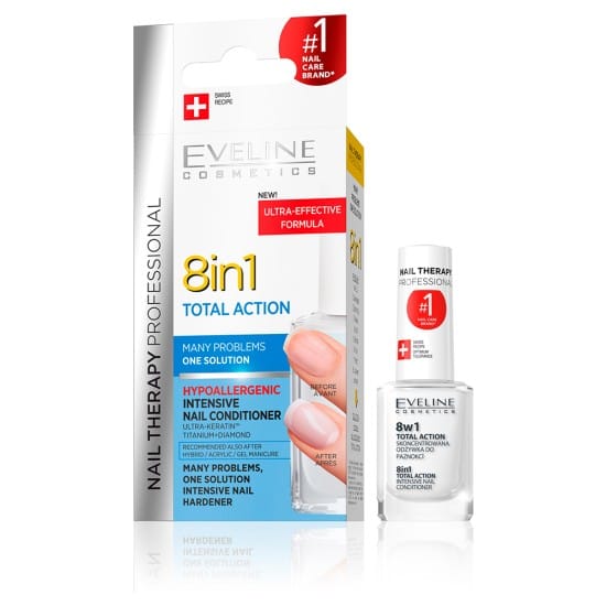 Tratament unghii Eveline 8in1 Total Action
