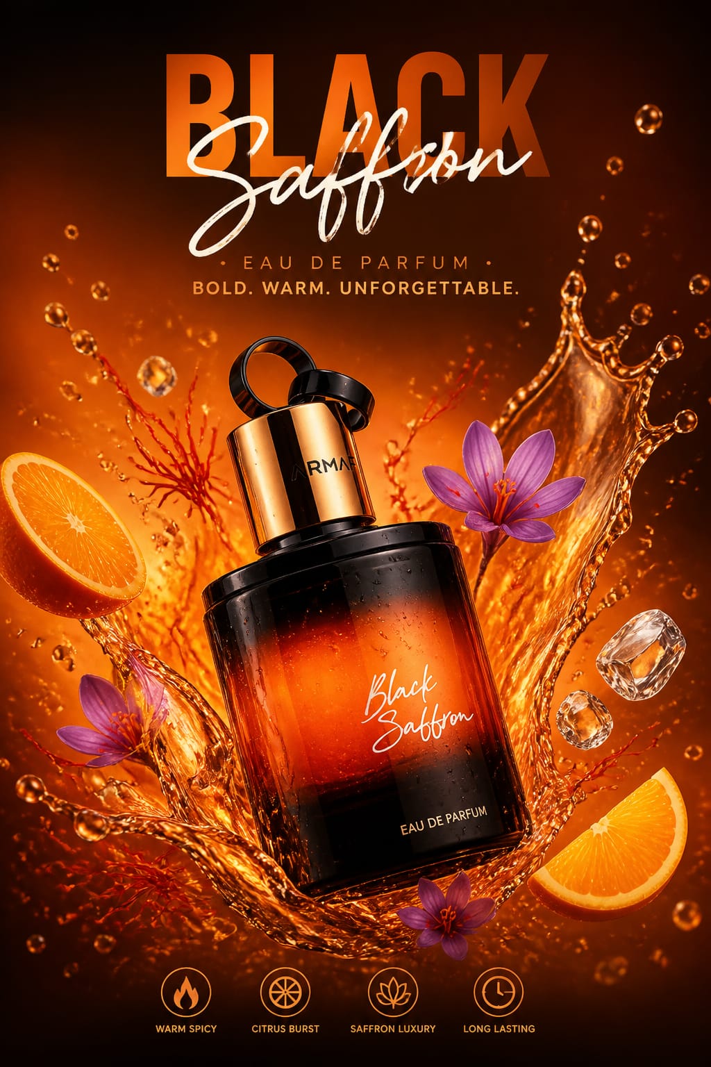 Armaf Black Saffron Eau de Parfum Unisex 100 ml