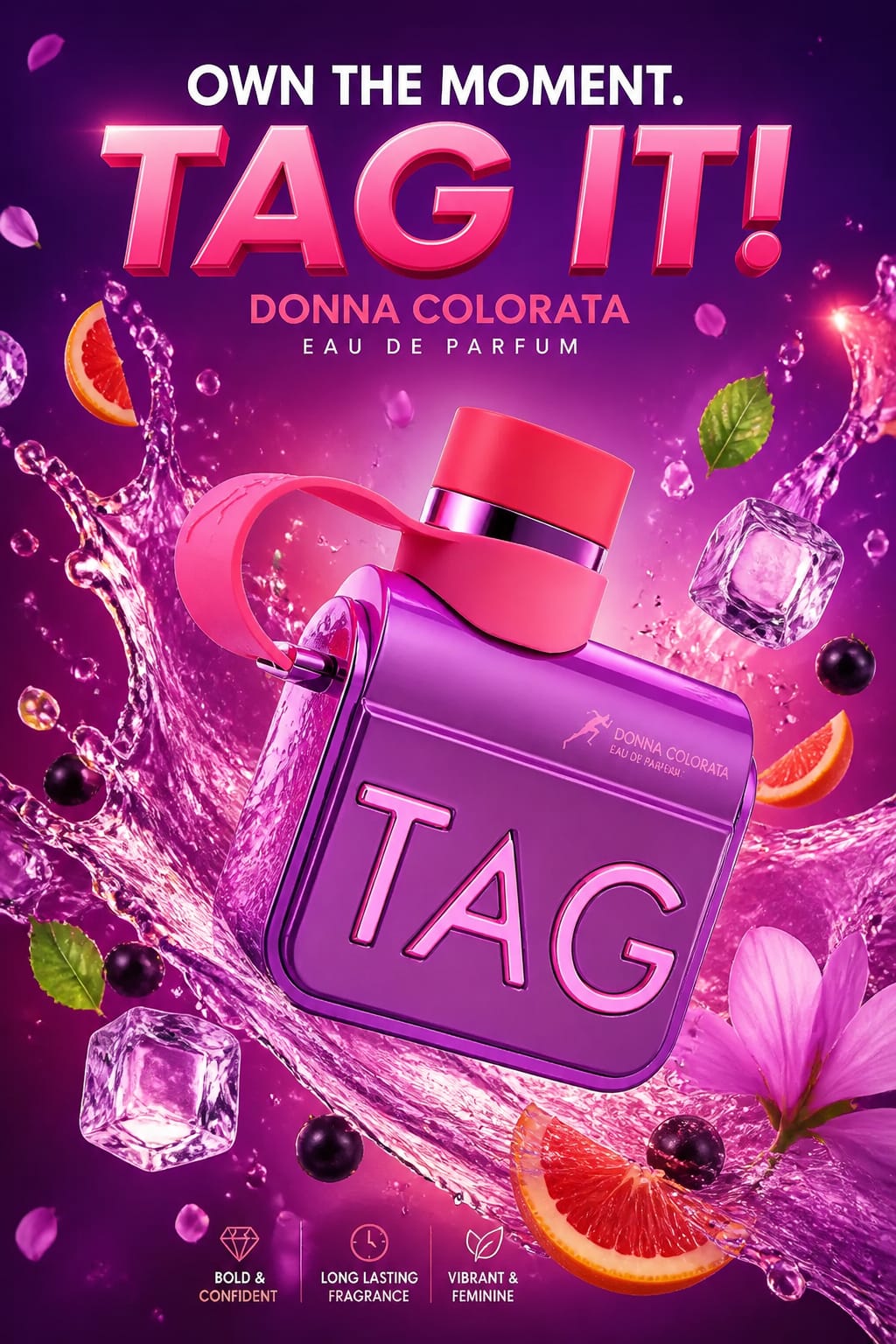 Armaf Tag Her Donna Colorata Eau de Parfum pour Femme 100 ml