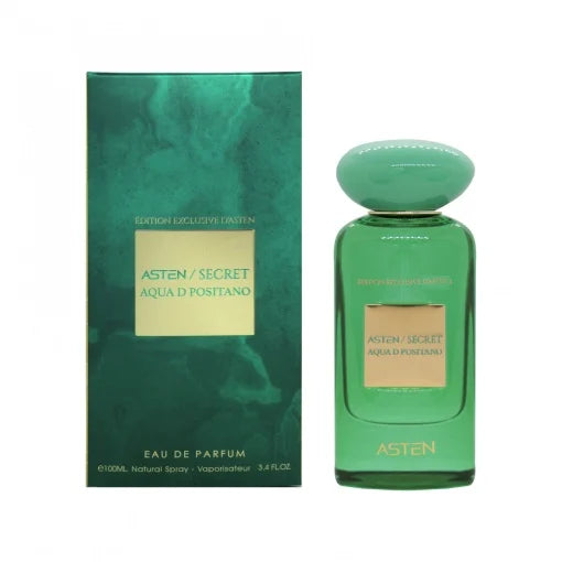 Asten Secret Aqua Positano – Apă de Parfum Unisex 100 ml | Oriental, Lemnos