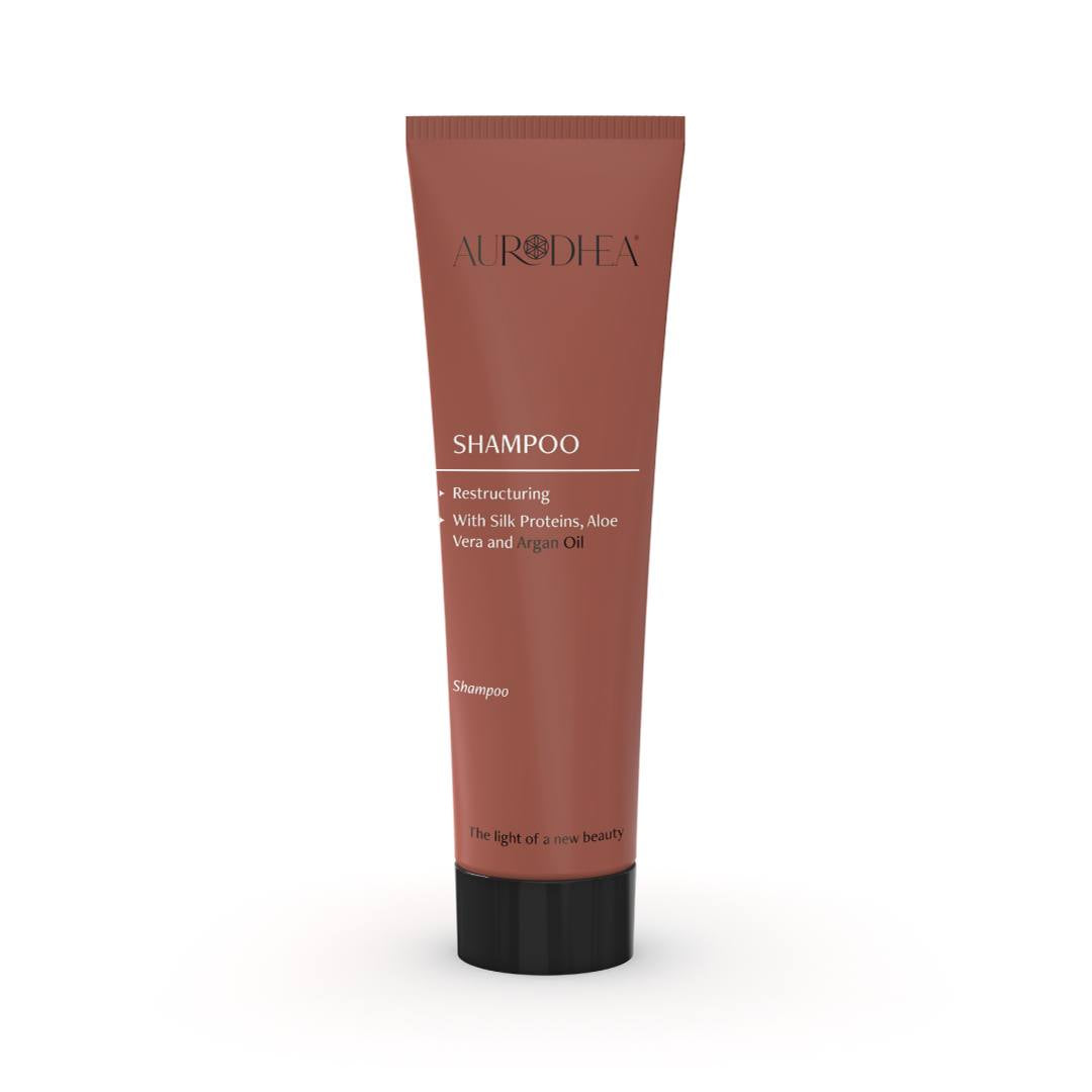 Şampon restructurant cu ulei de Argan si Aloe Vera - Format de calatorie 50ML