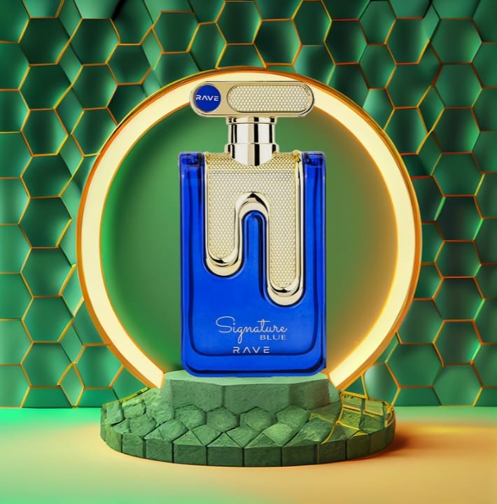 Apa de Parfum Signature Blue, Rave, Barbati - 100ml