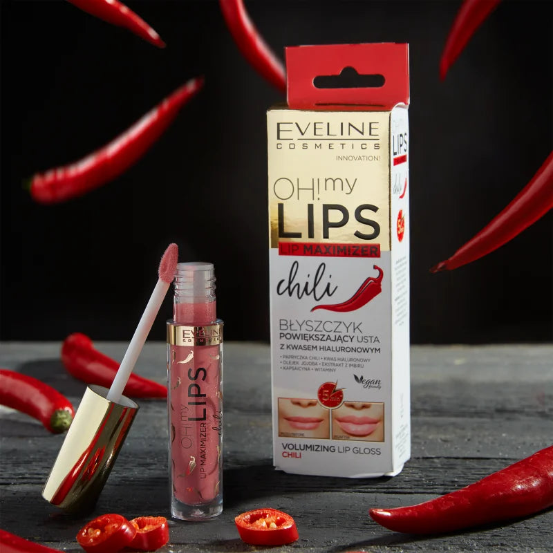 Luciu cu efect de marire Eveline Oh! My Lips Chili
