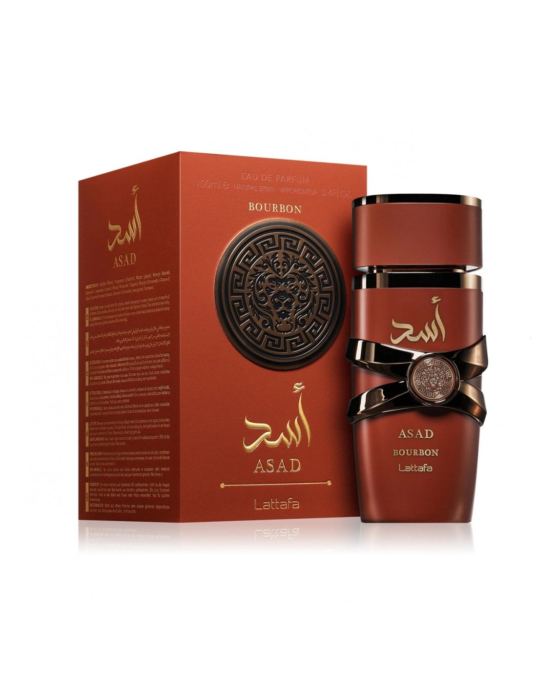 Lattafa Asad Bourbon, apa de parfum, de barbat, 100 ml