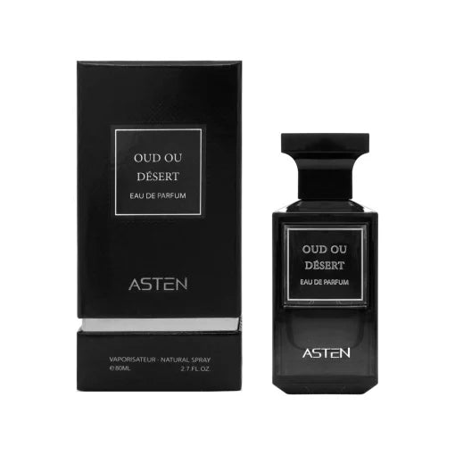 Asten Oud Ou Desert – Apă de Parfum Unisex 80 ml | Oriental, Lemnos