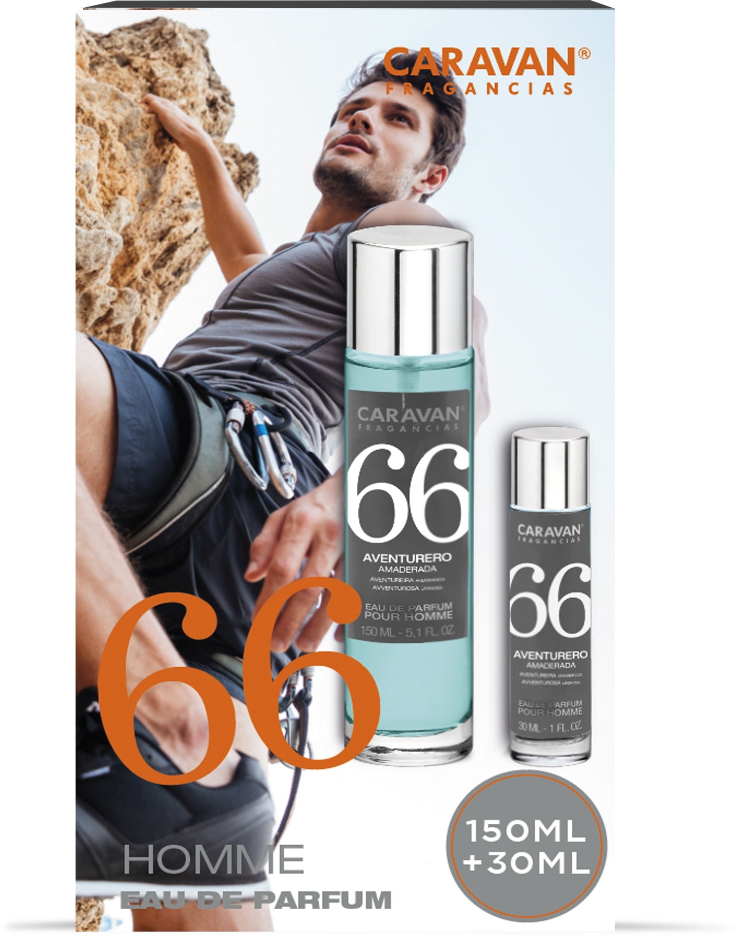 Set Parfum Caravan Nr.66 Aventurero Amaderada 150+30ml