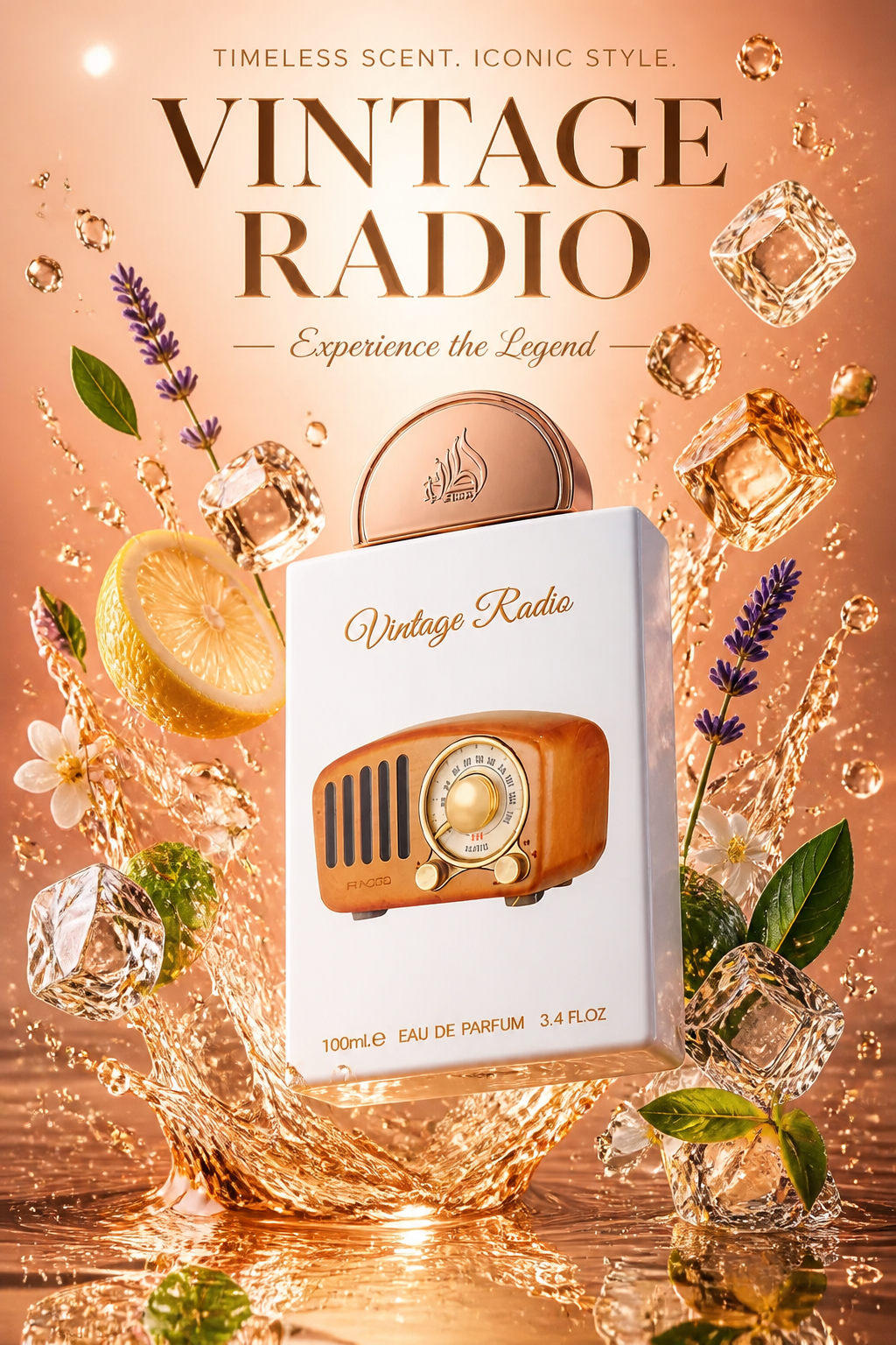 Lattafa Pride Vintage Radio Eau de Parfum Unisex 100 ml