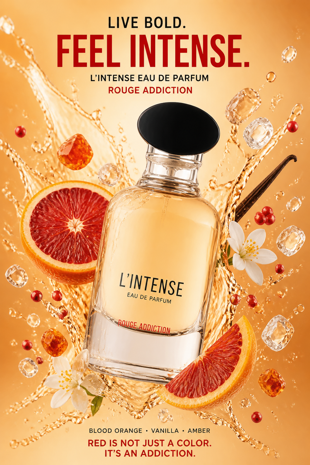 Maison Alhambra L’Intense Rouge Addiction Eau de Parfum pentru Femei 100 ml