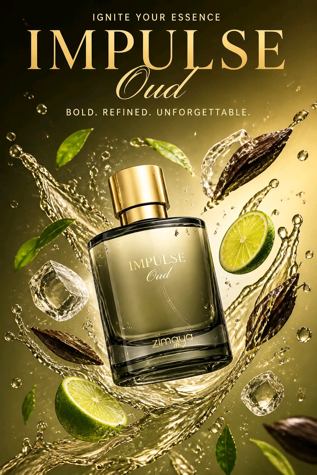 Zimaya Impulse Oud Eau de Parfum Unisex 100 ml