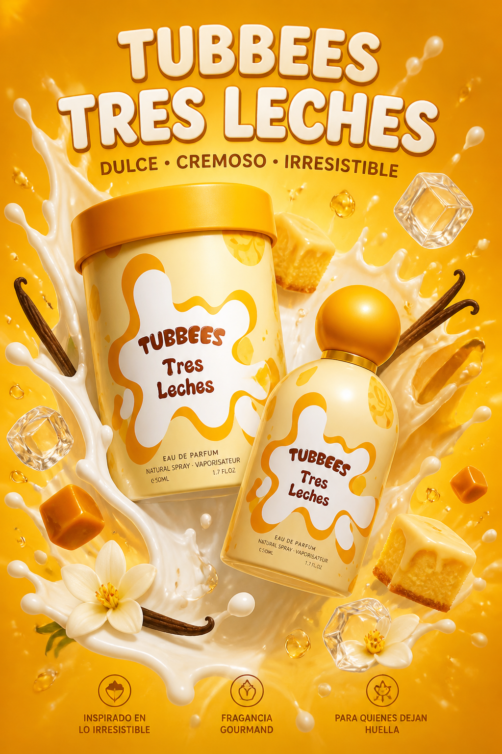 Tubbees Tres Leches Eau de Parfum Unisex 50 ml