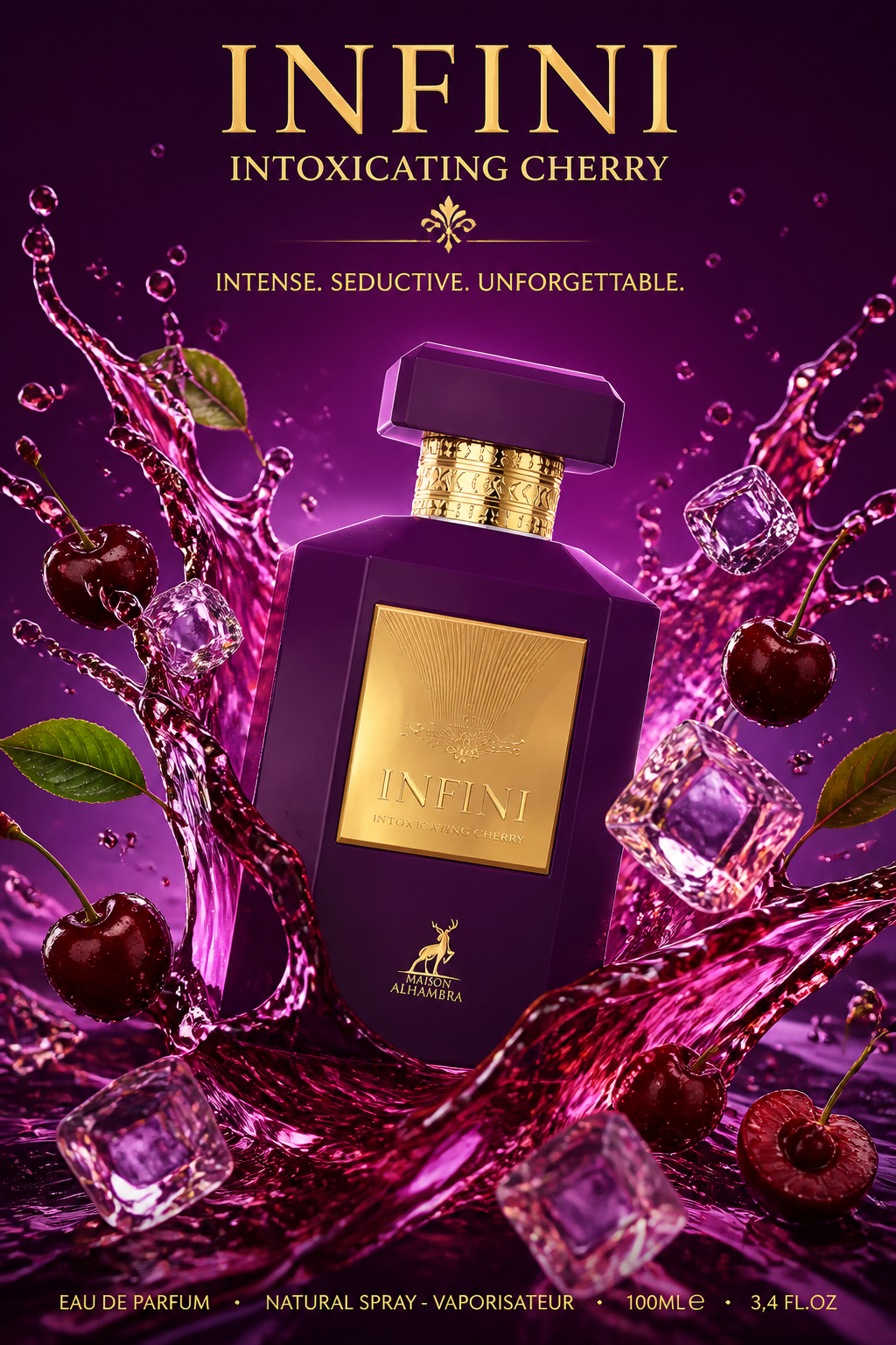 Maison Alhambra Infini Intoxicating Cherry Eau de Parfum Unisex 100 ml