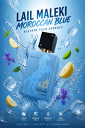Lattafa Lail Maleki Moroccan Blue Eau de Parfum pentru Bărbați 100 ml
