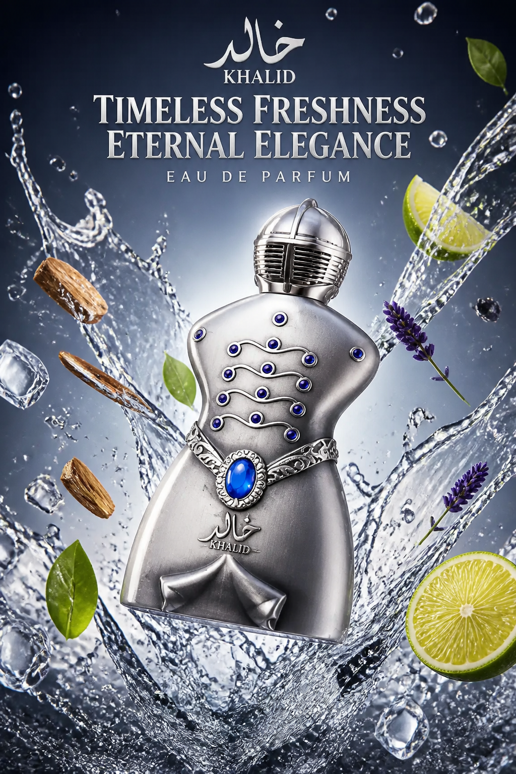 Lattafa Niche Emarati Khalid Eau de Parfum pentru Bărbați 80 ml