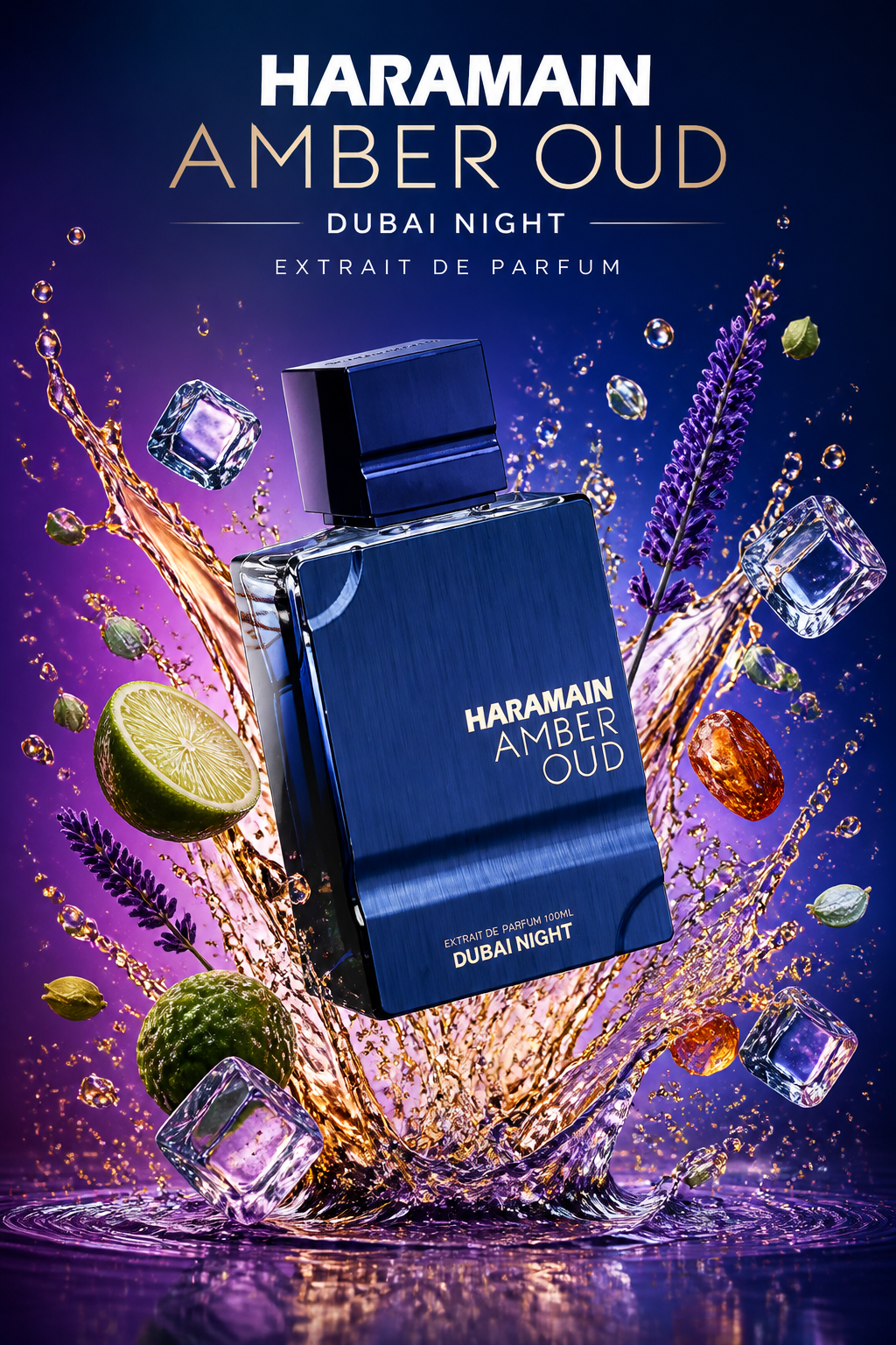 Al Haramain Amber Oud Dubai Night Extrait de Parfum Unisex 100 ml