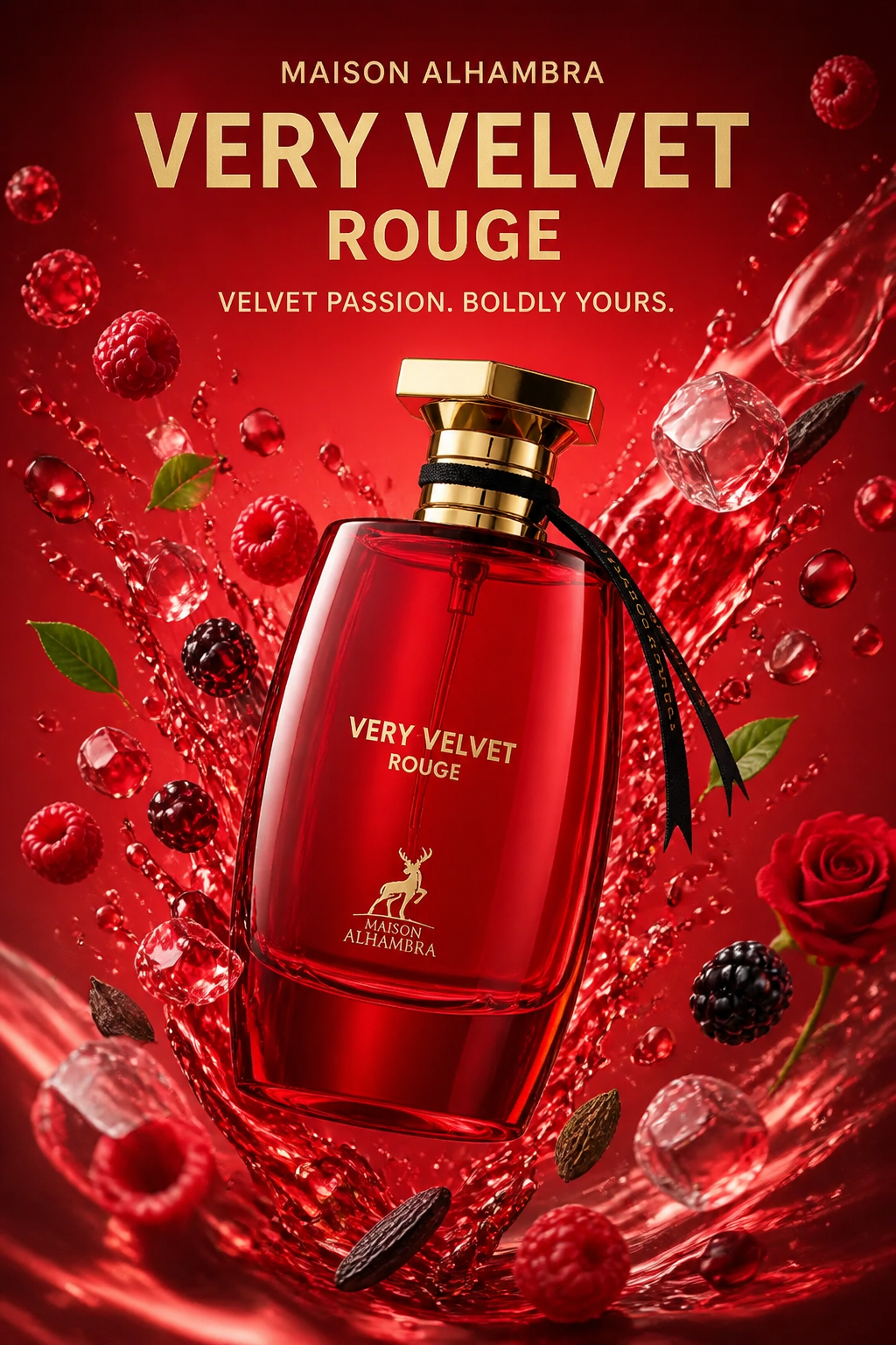 Maison Alhambra Very Velvet Rouge Eau de Parfum pentru Femei 100 ml