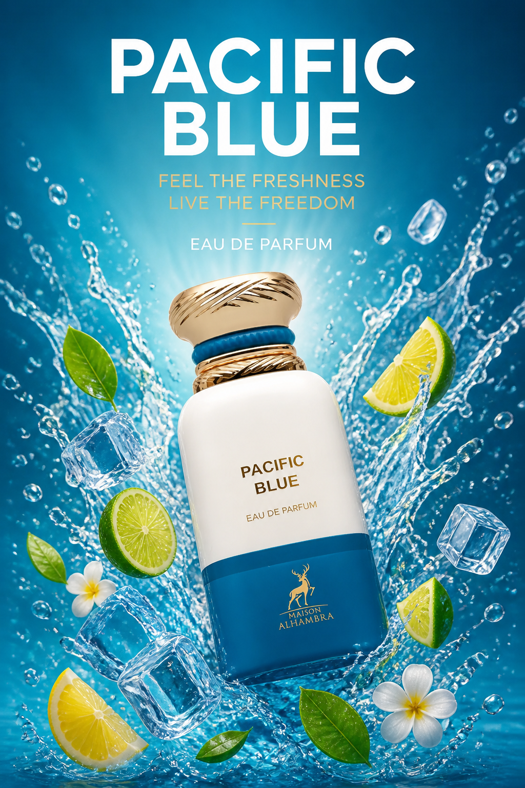 Maison Alhambra Pacific Blue Eau de Parfum Unisex 80 ml
