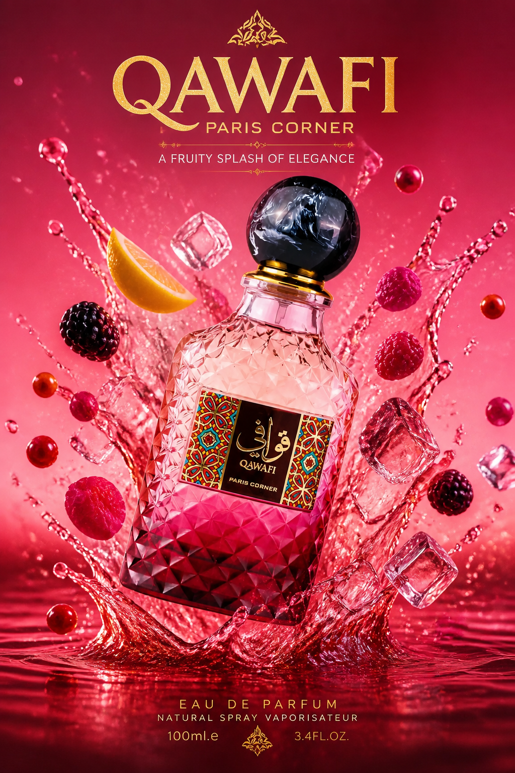Paris Corner Qawafi Eau de Parfum Unisex 100 ml