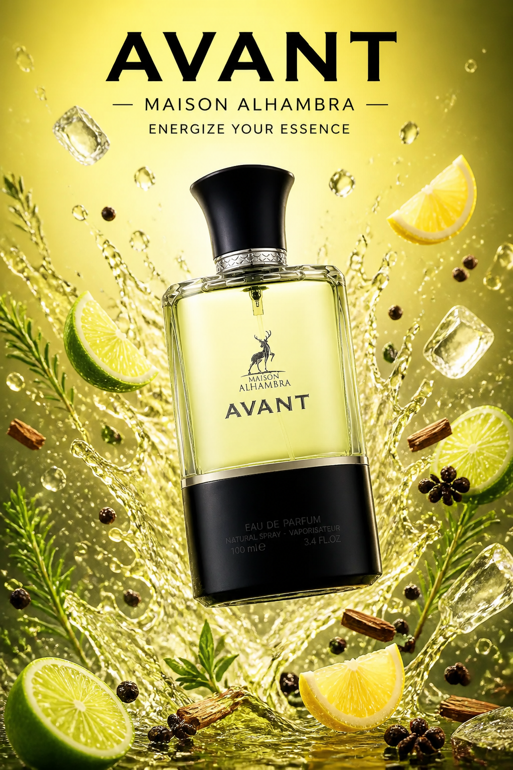 Maison Alhambra Avant Eau de Parfum pentru Bărbați 100 ml