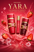 Lattafa Yara Candy Gift Set pentru Femei – EDP 100 ml + EDP 12 ml + Hair Mist 50 ml