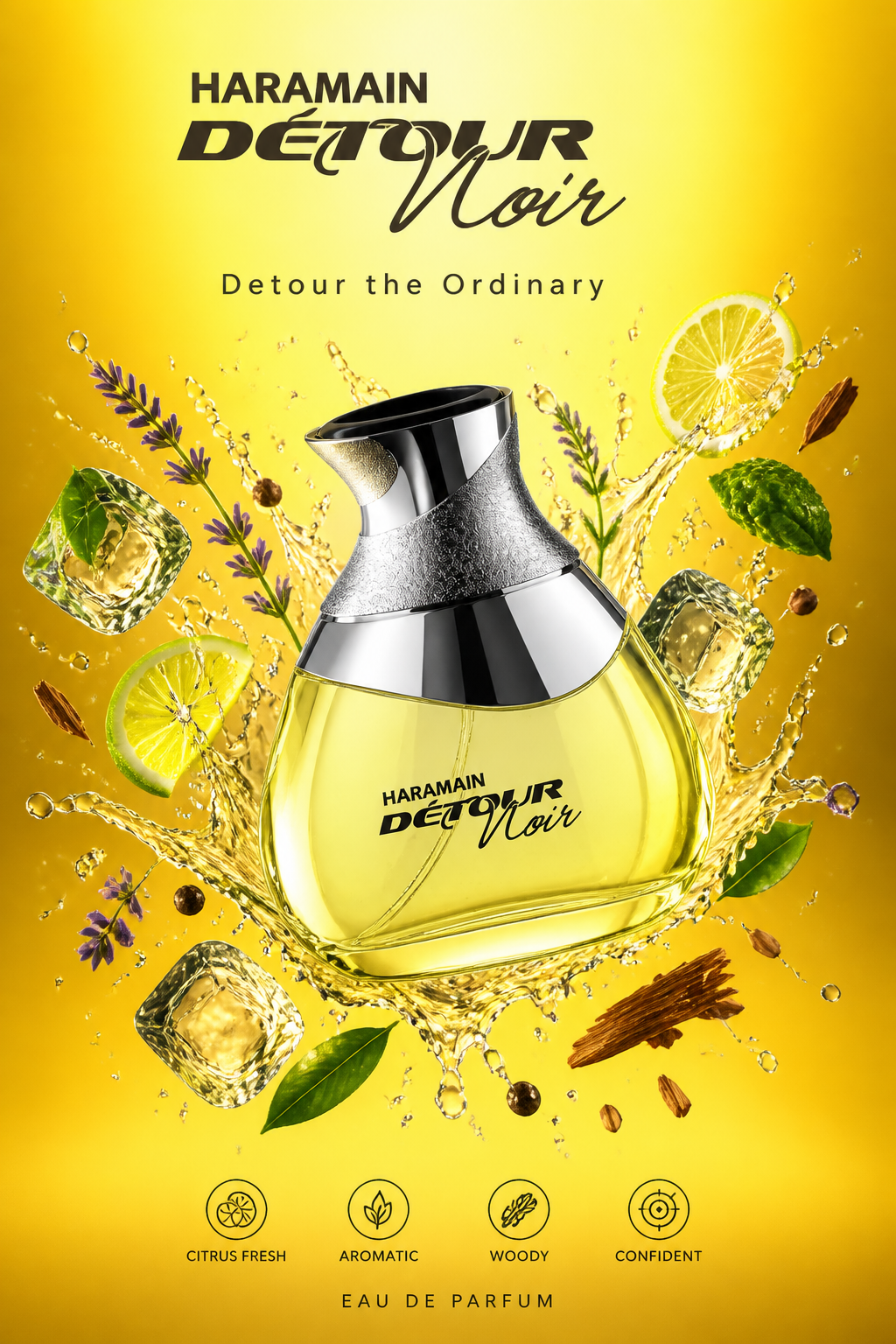 Al Haramain Detour Noir Eau de Parfum Unisex 100 ml