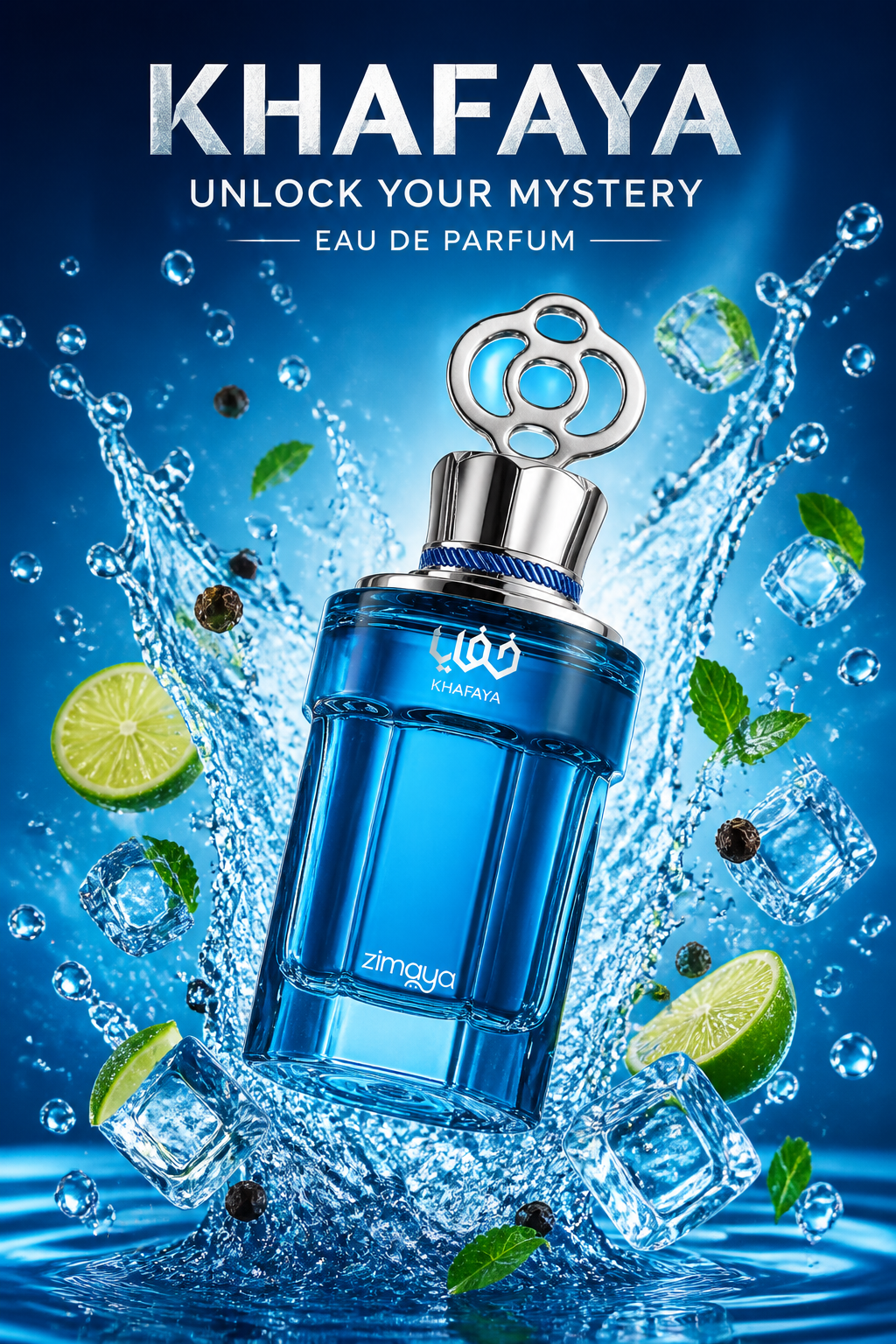 Zimaya Khafaya Blue Eau de Parfum pentru Bărbați 100 ml