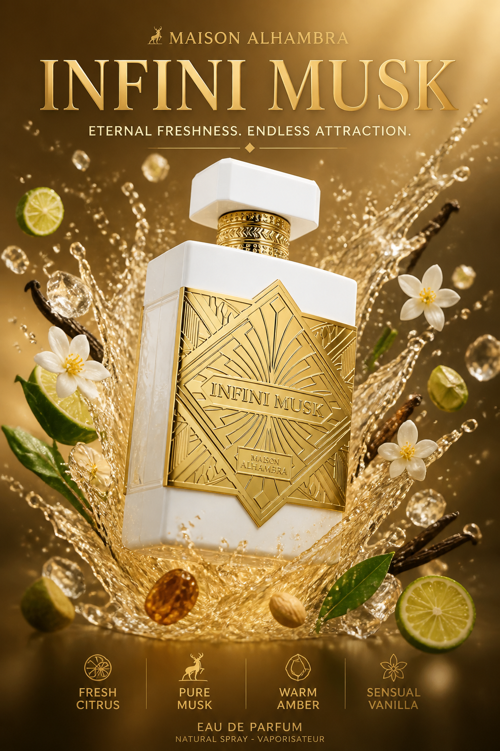 Maison Alhambra Infini Musk Eau de Parfum Unisex 100 ml