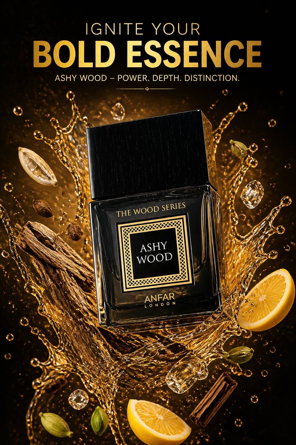 Anfar London Ashy Wood Extrait de Parfum Unisex 100 ml