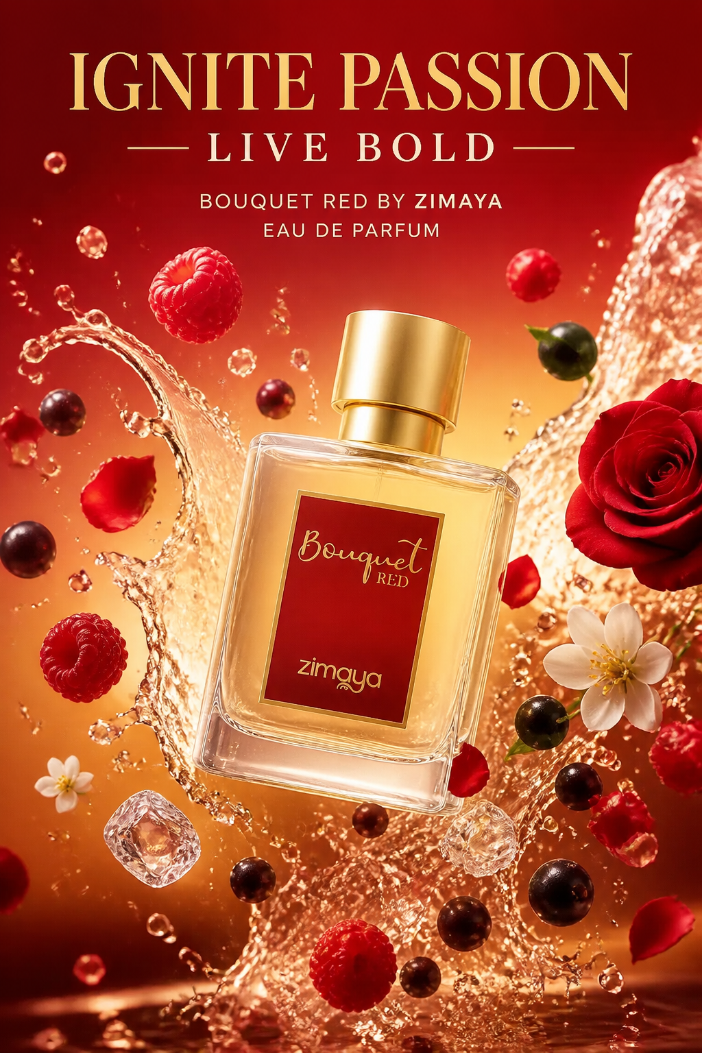 Zimaya Bouquet Red Eau de Parfum Unisex 100 ml