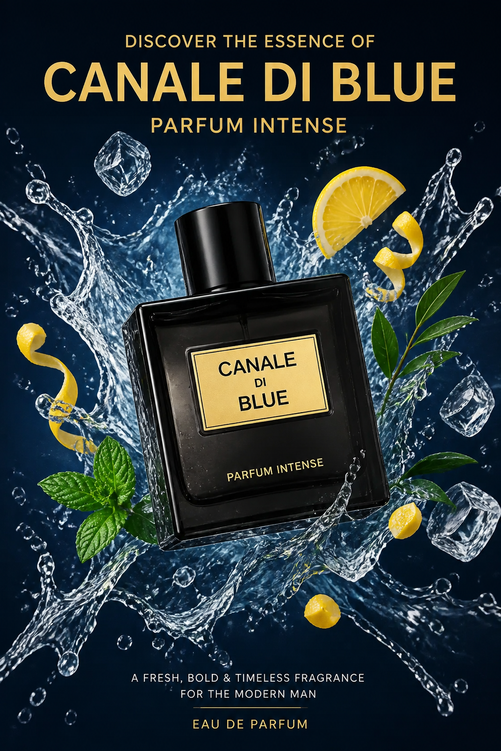 Fragrance World Canale Di Blu Pearfum Intense Eau de Parfum pentru Bărbați 100 ml