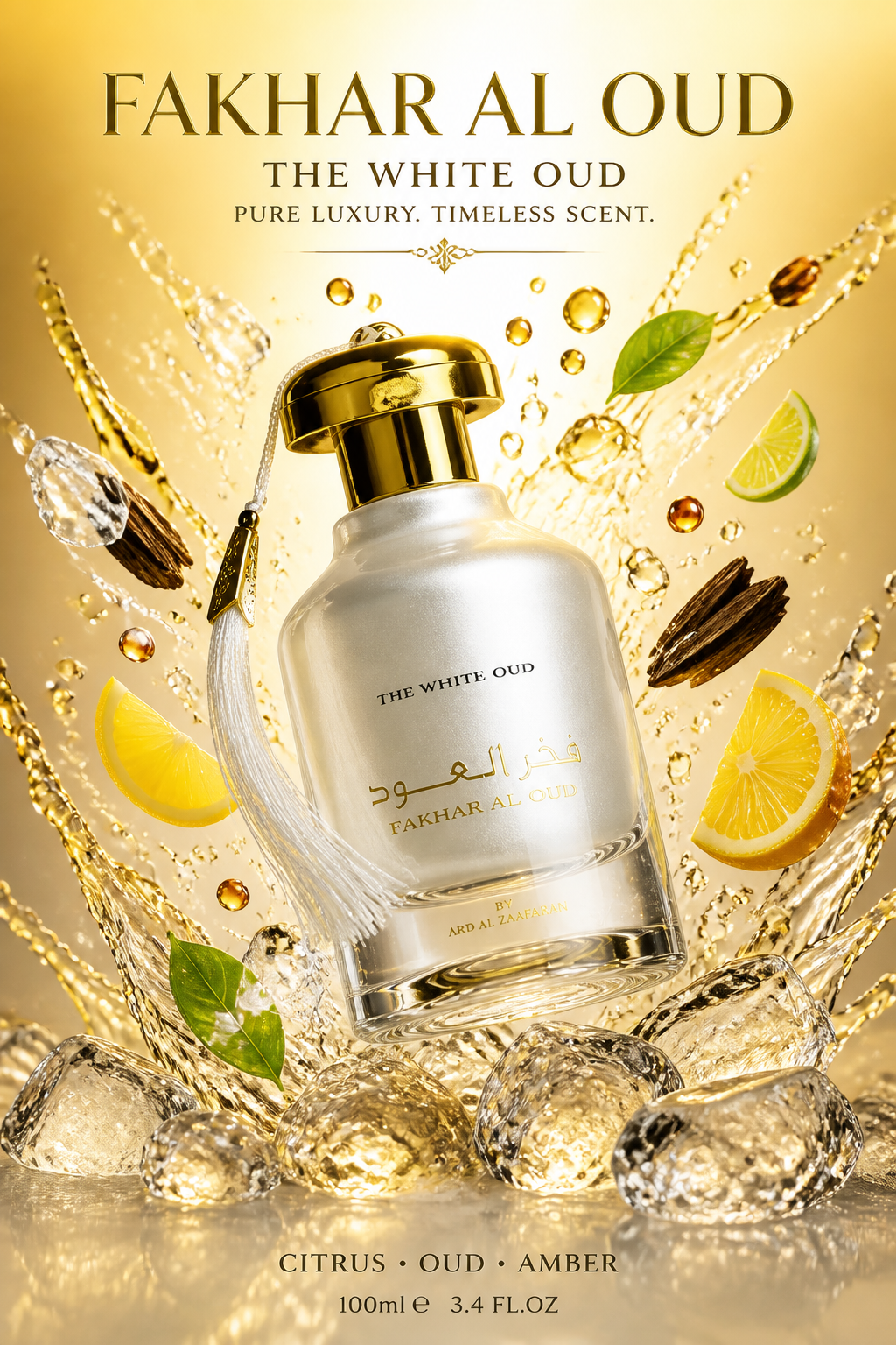 Ard Al Zaafaran Fakhar Al Oud Intense White Eau de Parfum Unisex 100 ml