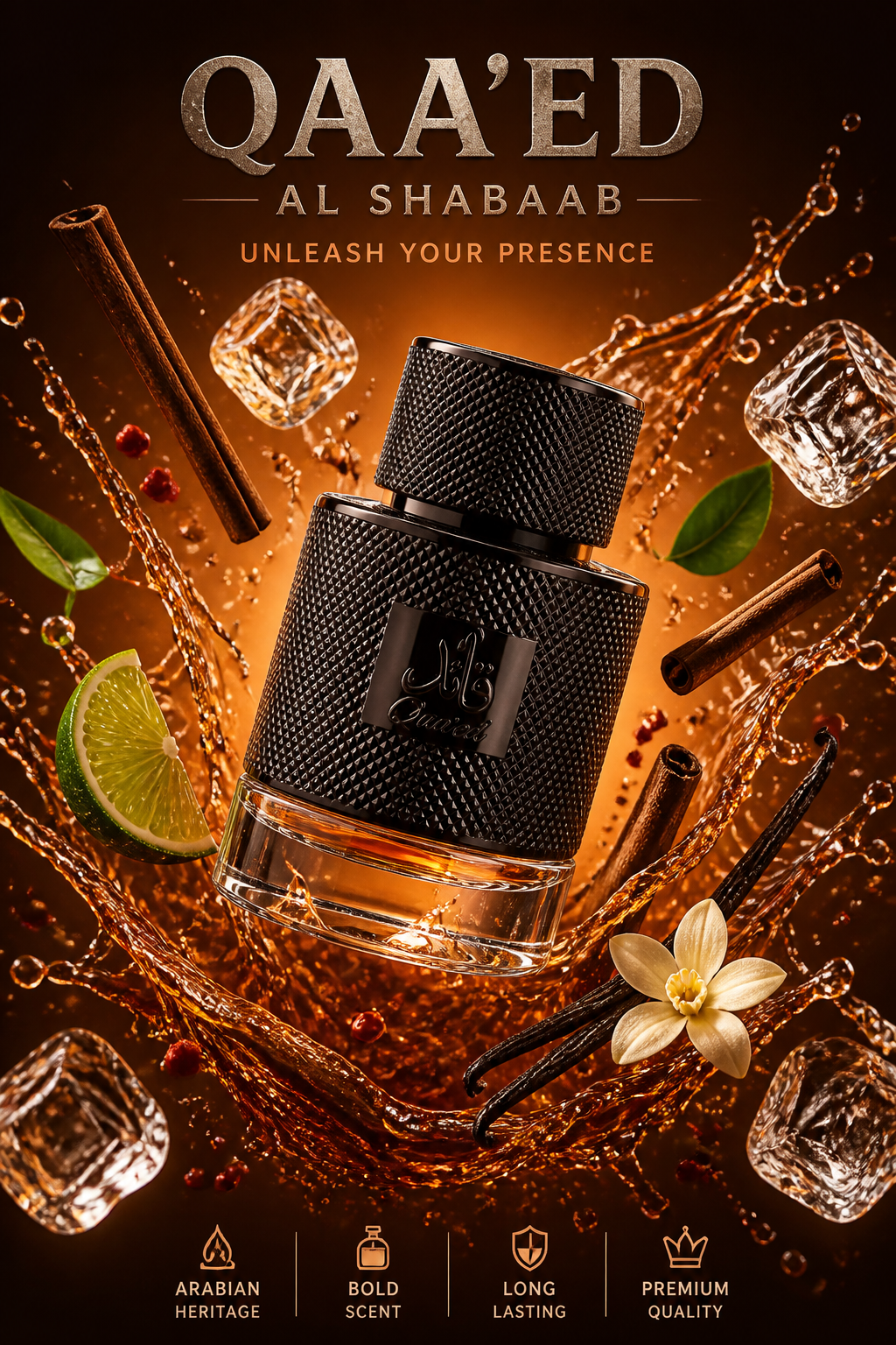 Lattafa Qaa'ed Al Shabab Eau de Parfum pentru Bărbați 100 ml