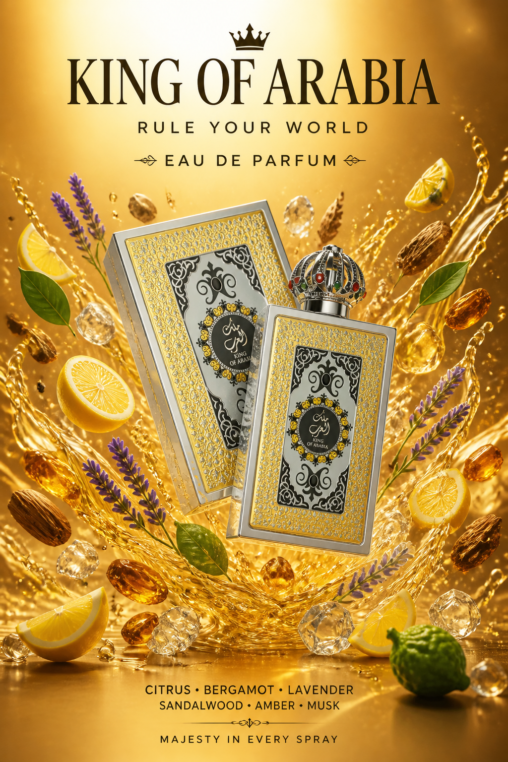 Lattafa King of Arabia Eau de Parfum pentru Bărbați 100 ml