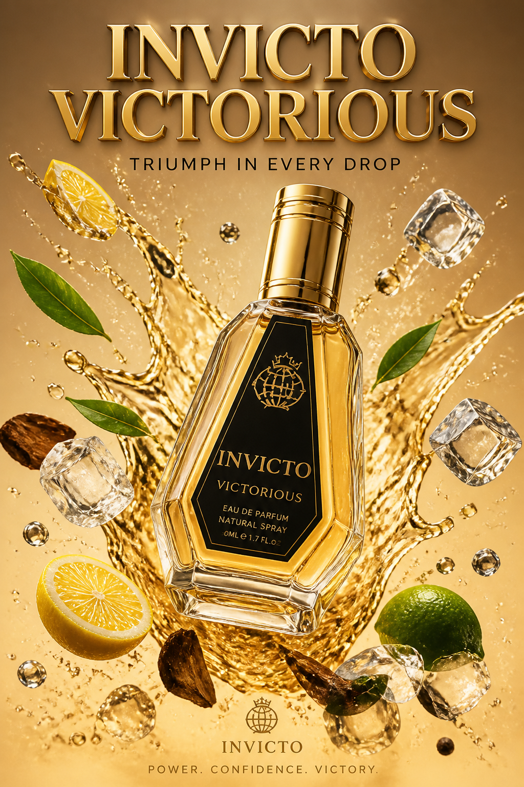 Fragrance World Invicto Victorious Eau de Parfum Bărbați 50 ml