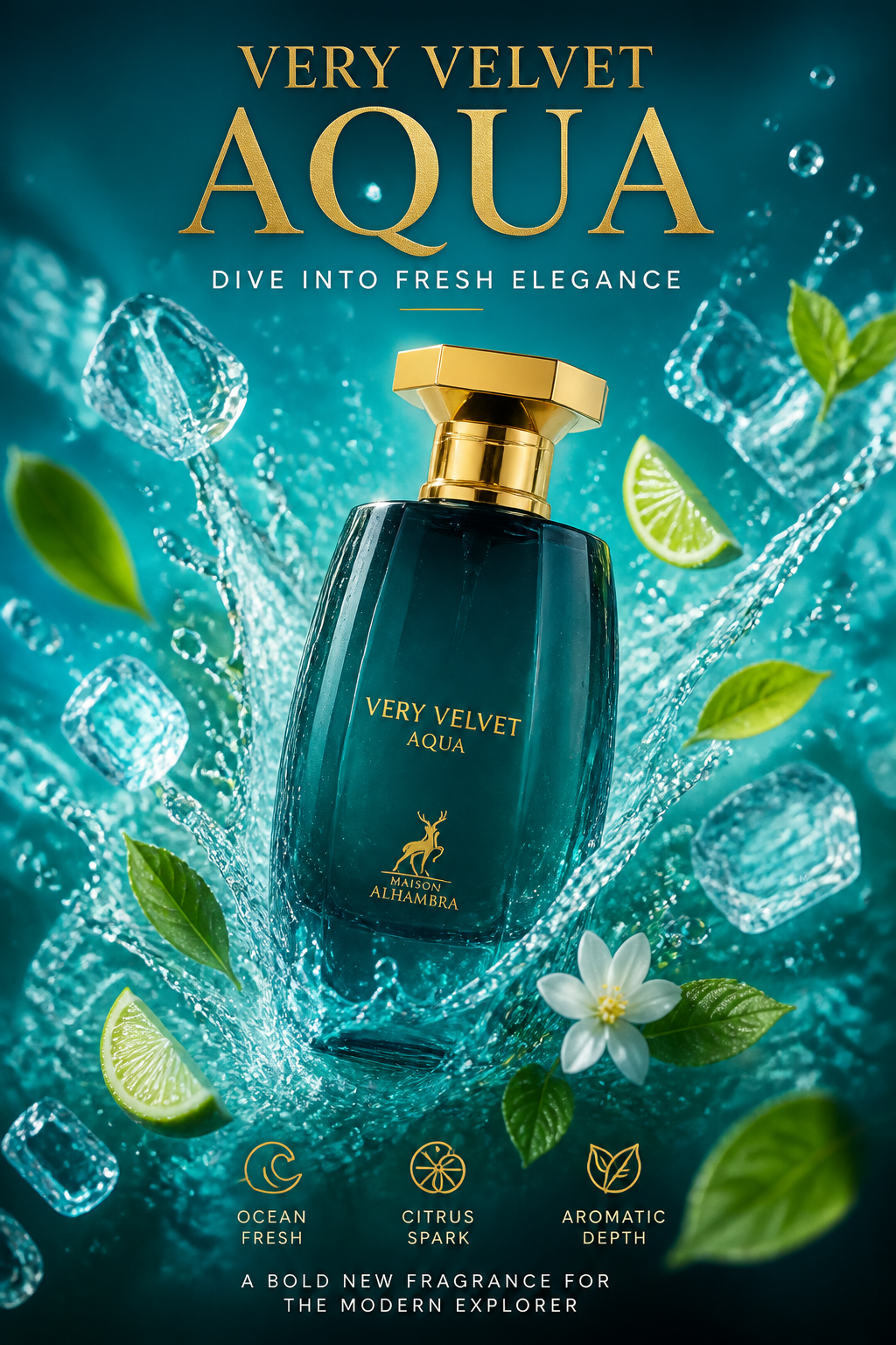 Maison Alhambra Very Velvet Aqua Eau de Parfum pentru Femei 100 ml