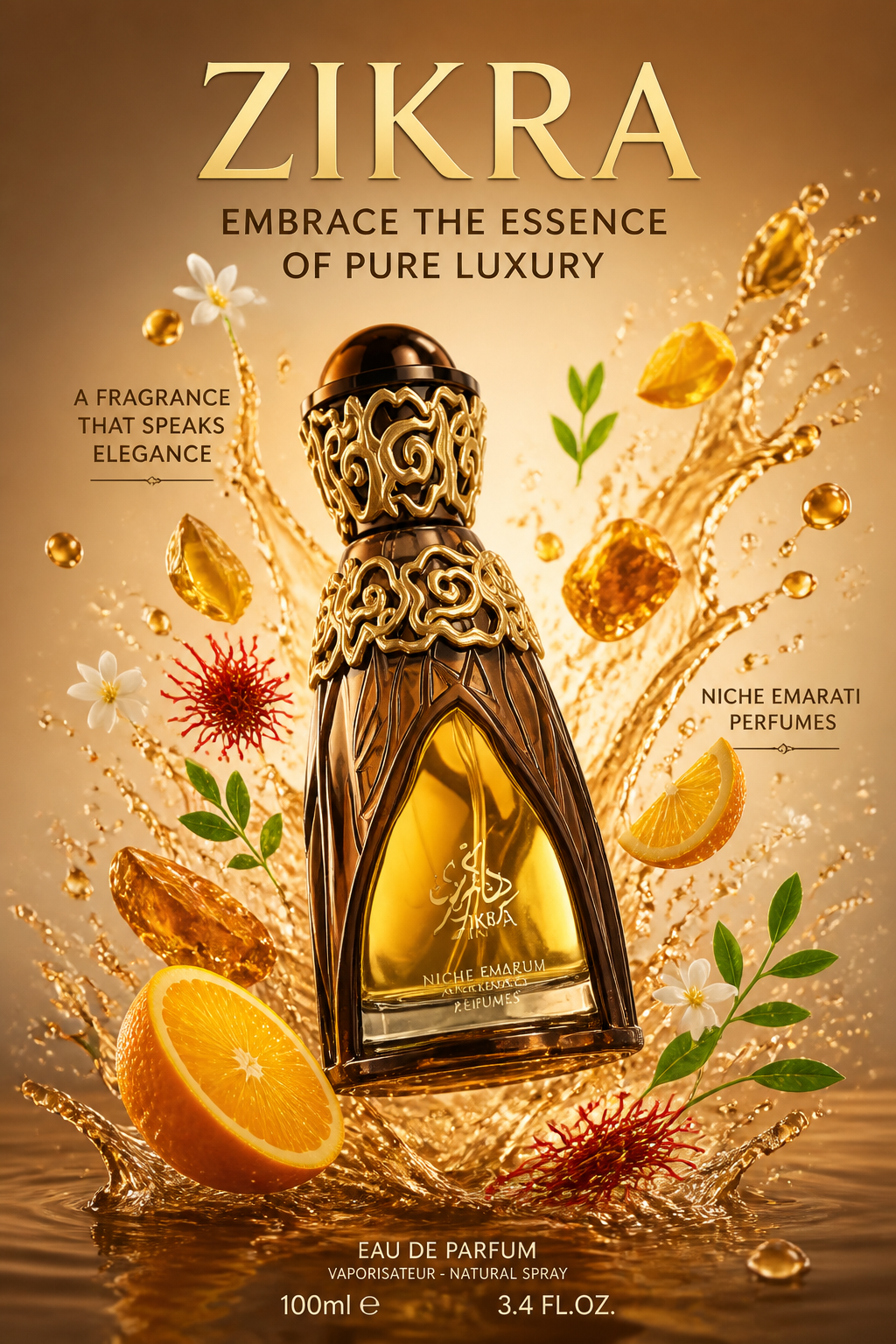 Lattafa Niche Emarati Zikra Eau de Parfum Unisex 100 ml