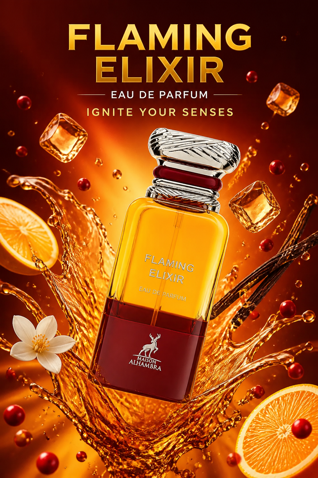 Maison Alhambra Flaming Elixir Eau de Parfum Unisex 80 ml