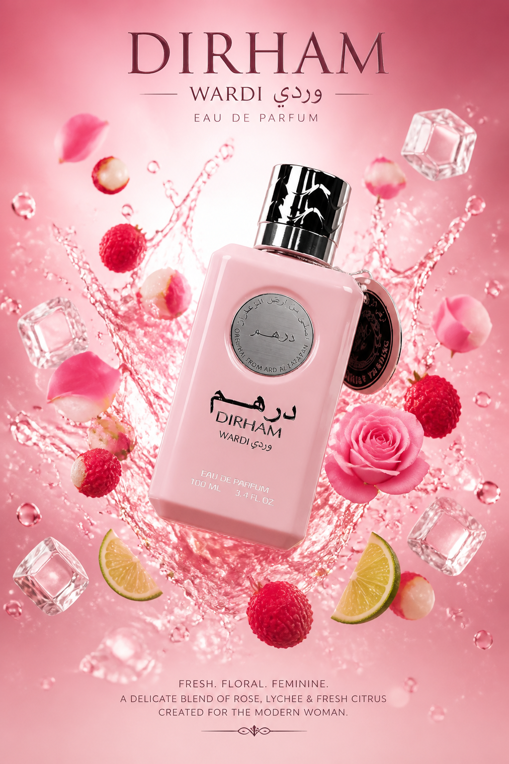 Ard Al Zaafaran Dirham Wardi Eau de Parfum pentru Femei 100 ml