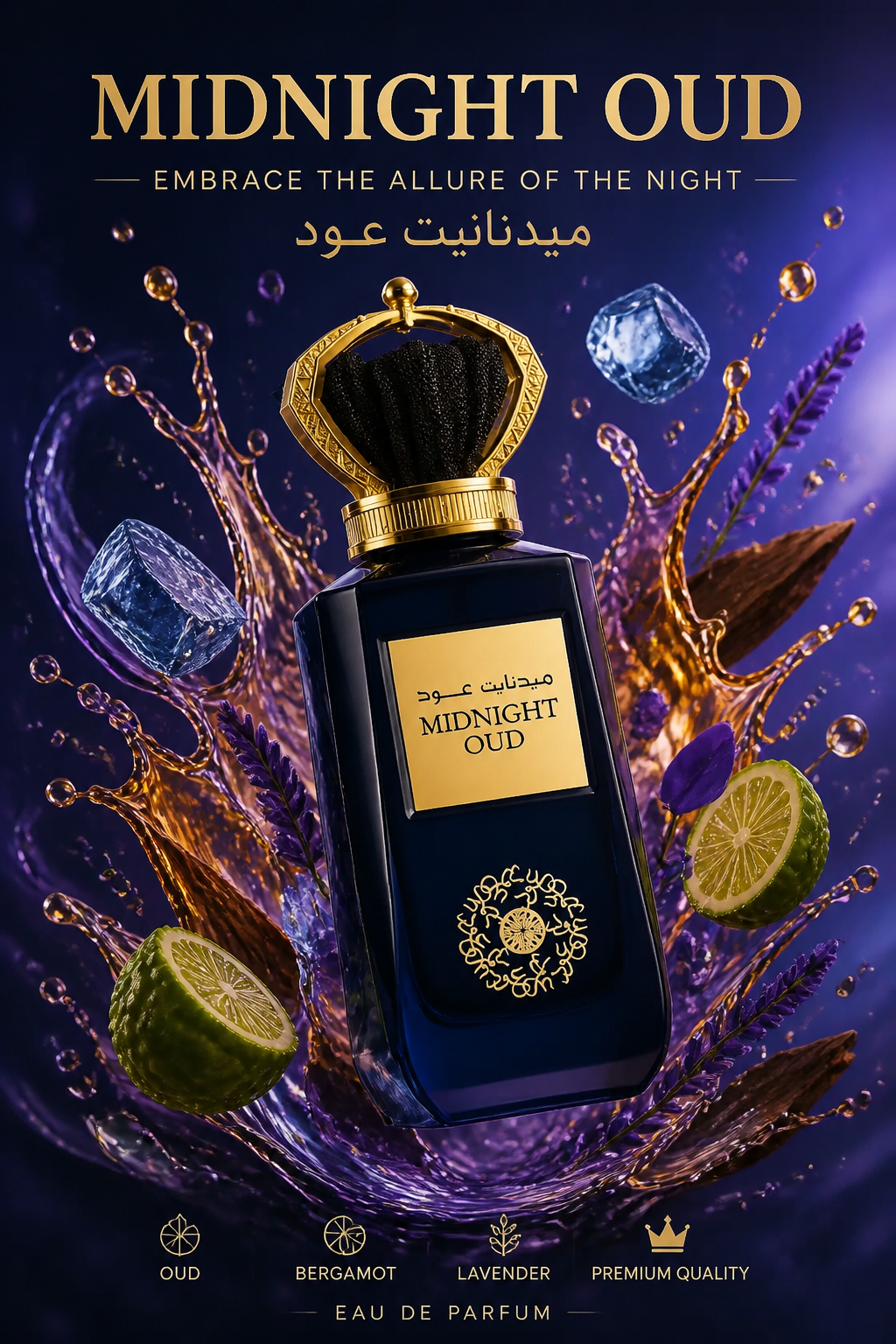 Ard Al Zaafaran Midnight Oud Eau de Parfum Unisex 100 ml