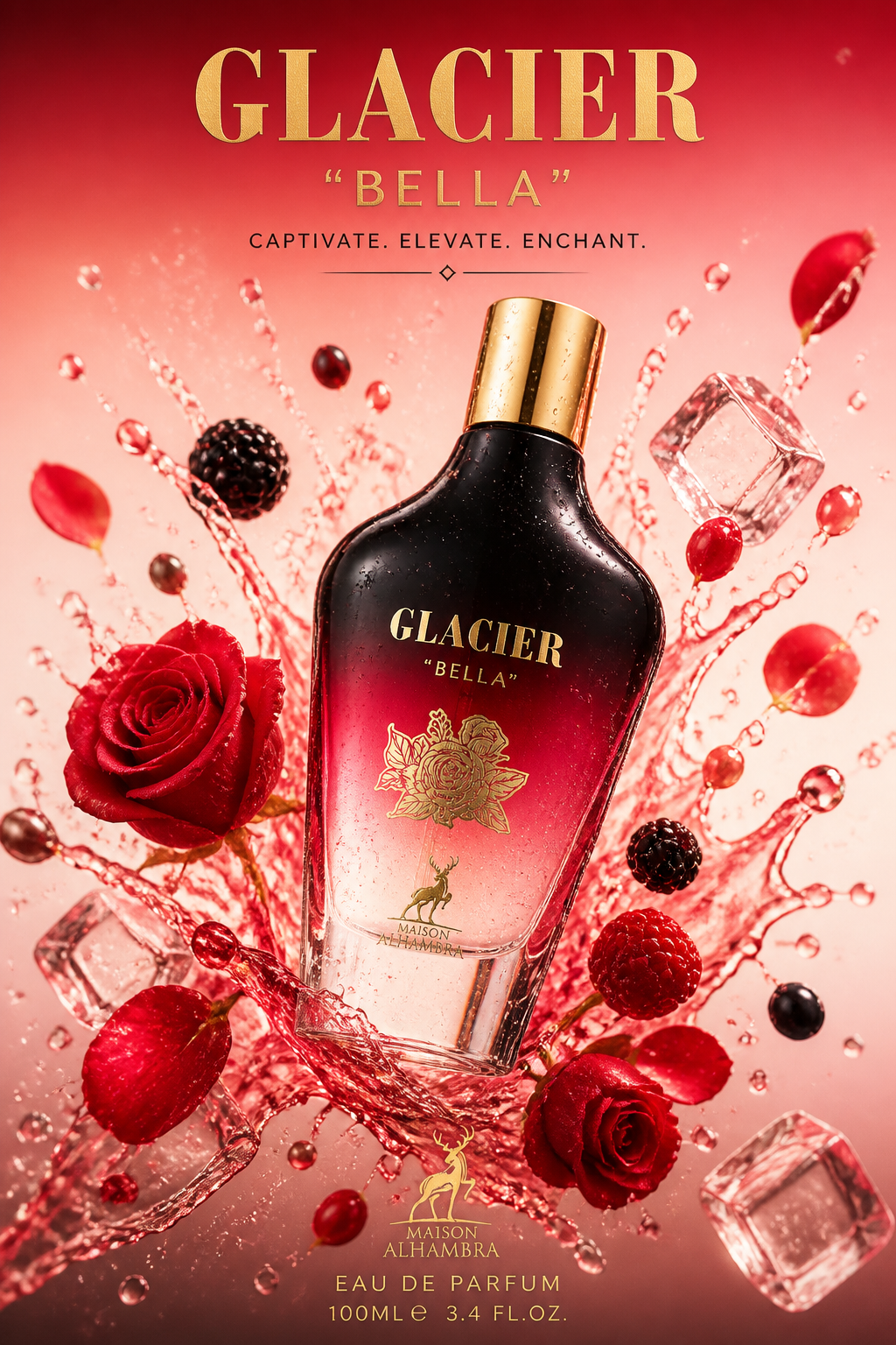 Maison Alhambra Glacier Bella Eau de Parfum pentru Femei 100 ml