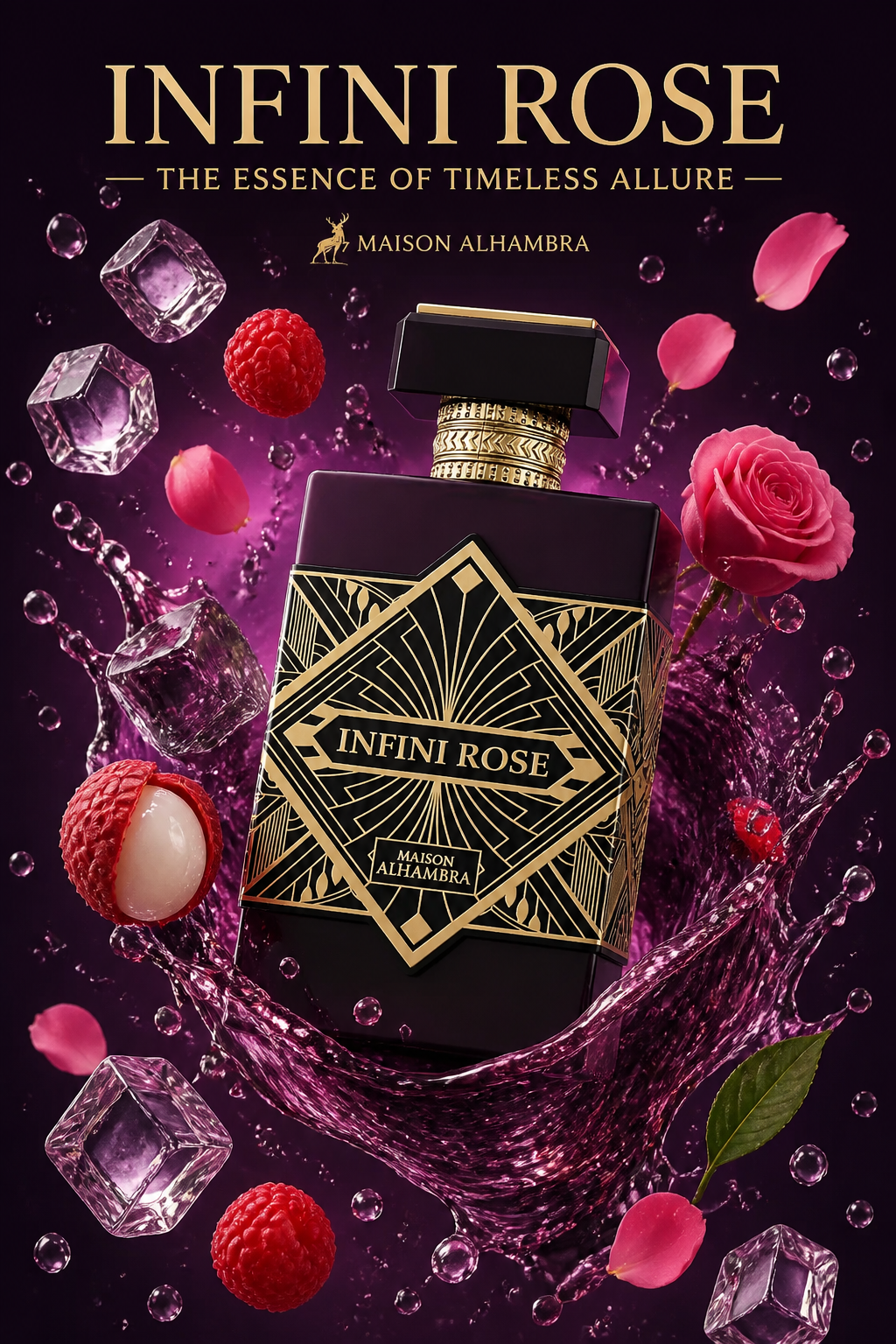Maison Alhambra Infini Rose Eau de Parfum Unisex 100 ml